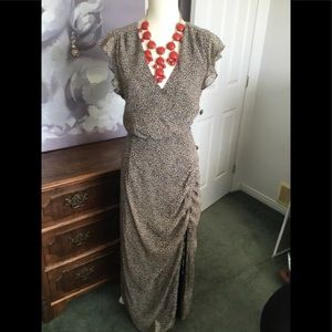 Beautiful animal print maxi dress